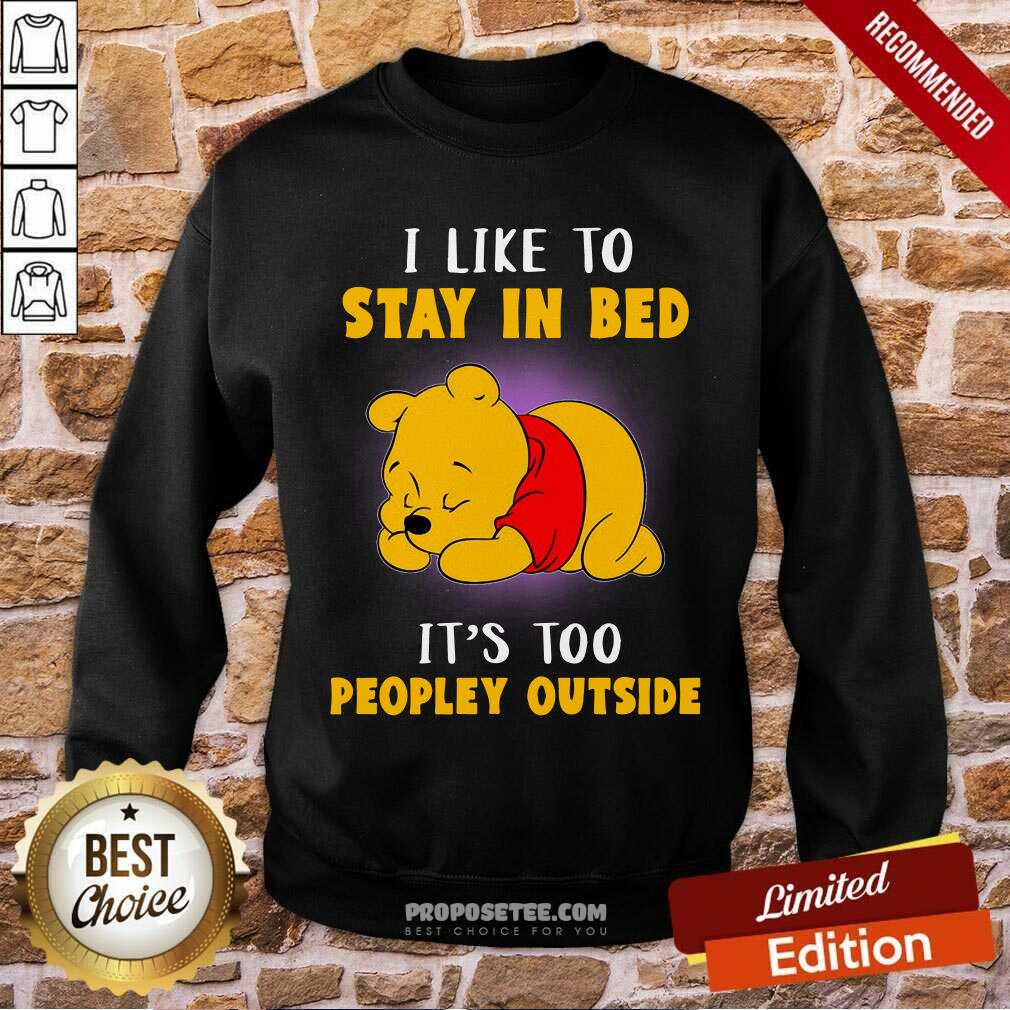Pooh Sleep I Like To Stay In Bed Shirt - Image 5