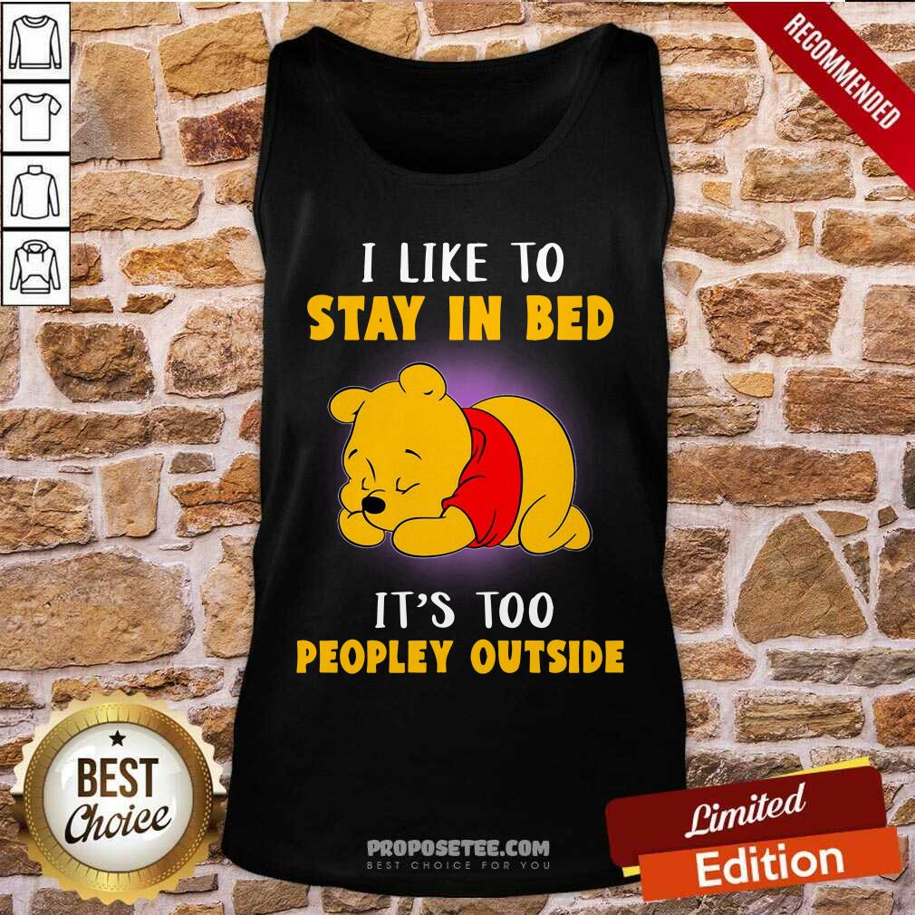Pooh Sleep I Like To Stay In Bed Shirt - Image 4
