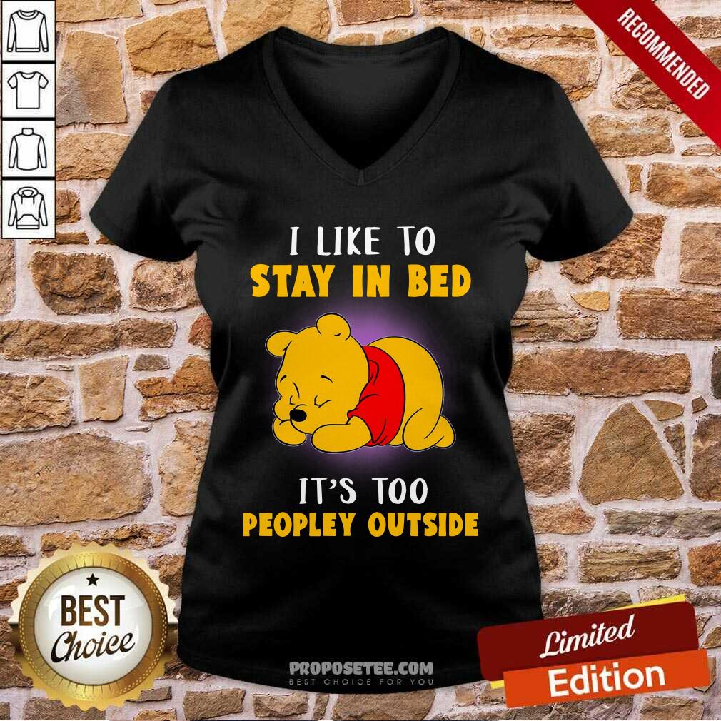 Pooh Sleep I Like To Stay In Bed Shirt - Image 3