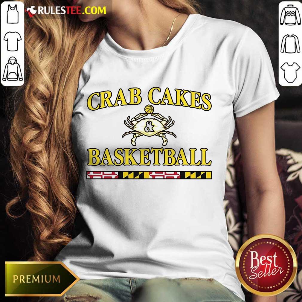Positive Crab Cakes And Basketball Shirt - Image 2