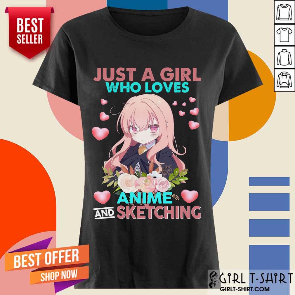 Positive Just A Girl Who Loves Zero No Tsukaima Anime And Sketching Shirt - Image 2