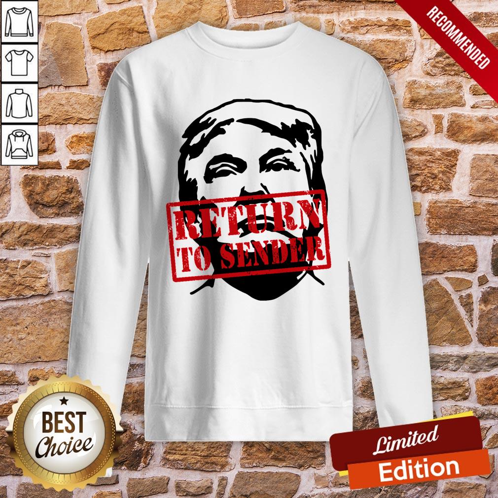 Postmaster General Return To Sender Anti Trump Fun Gift Shirt - Image 4