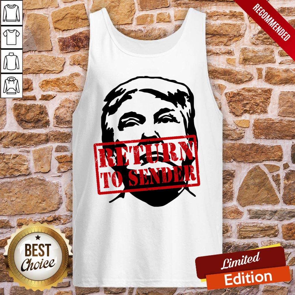 Postmaster General Return To Sender Anti Trump Fun Gift Shirt - Image 3