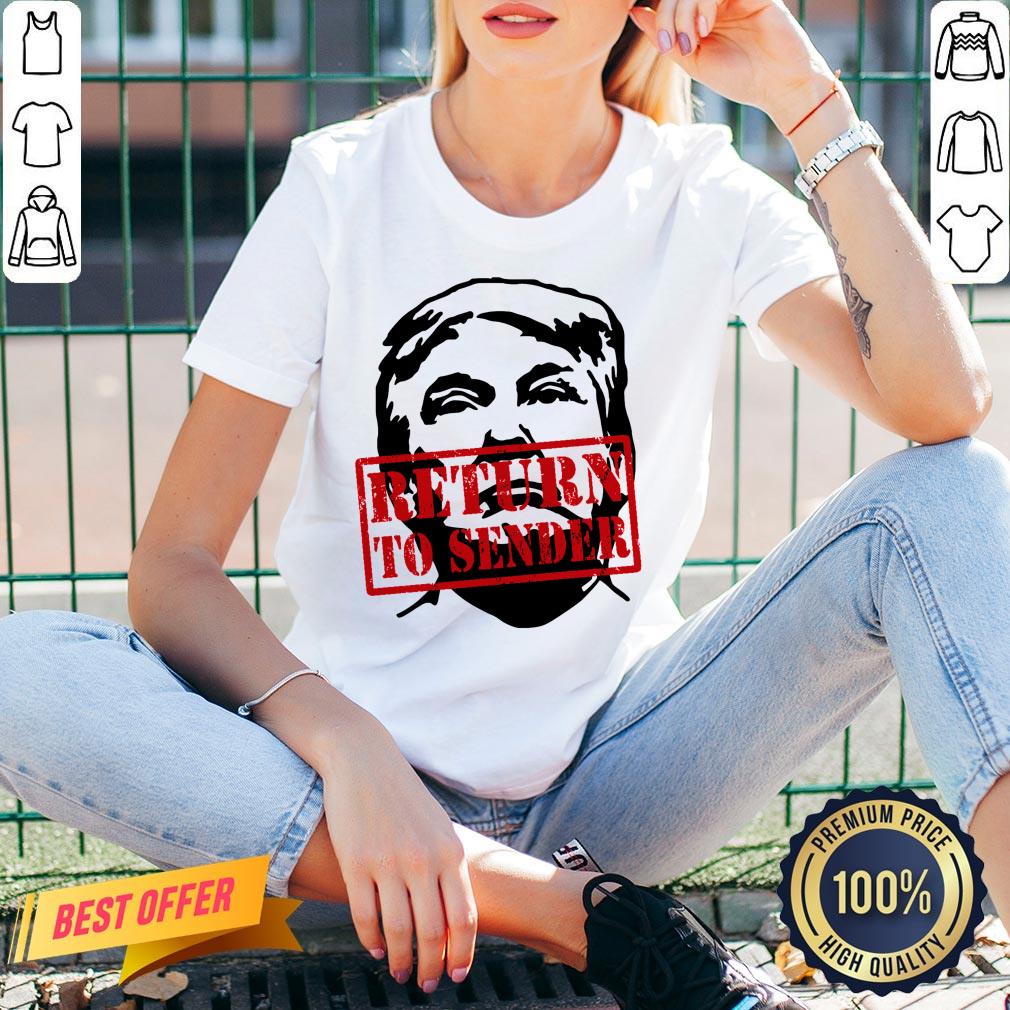 Postmaster General Return To Sender Anti Trump Fun Gift Shirt - Image 2