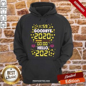 Alternative view of Premium 11 59 Goodbye 2020 00 00 Hello 2021 Happy New Year Shirt
