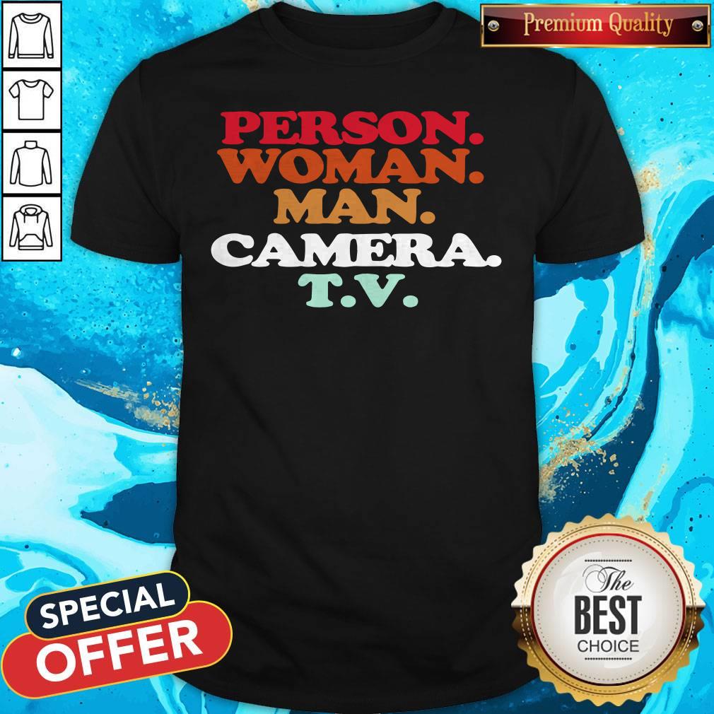 Premium 2020 Person Woman Man Camera TV Classic Shirt