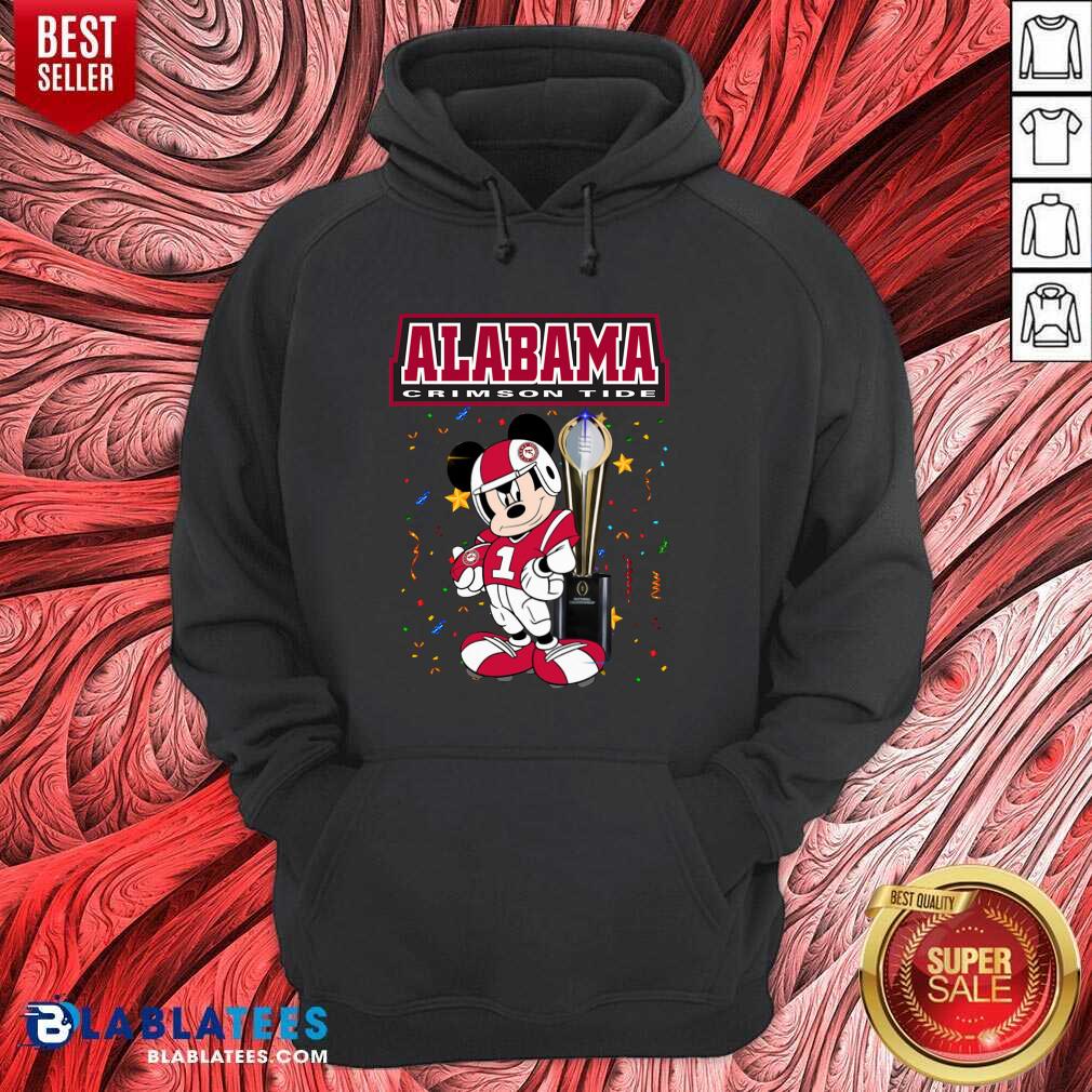 Premium Alabama Crimson Tide Mickey Mouse Shirt - Image 5