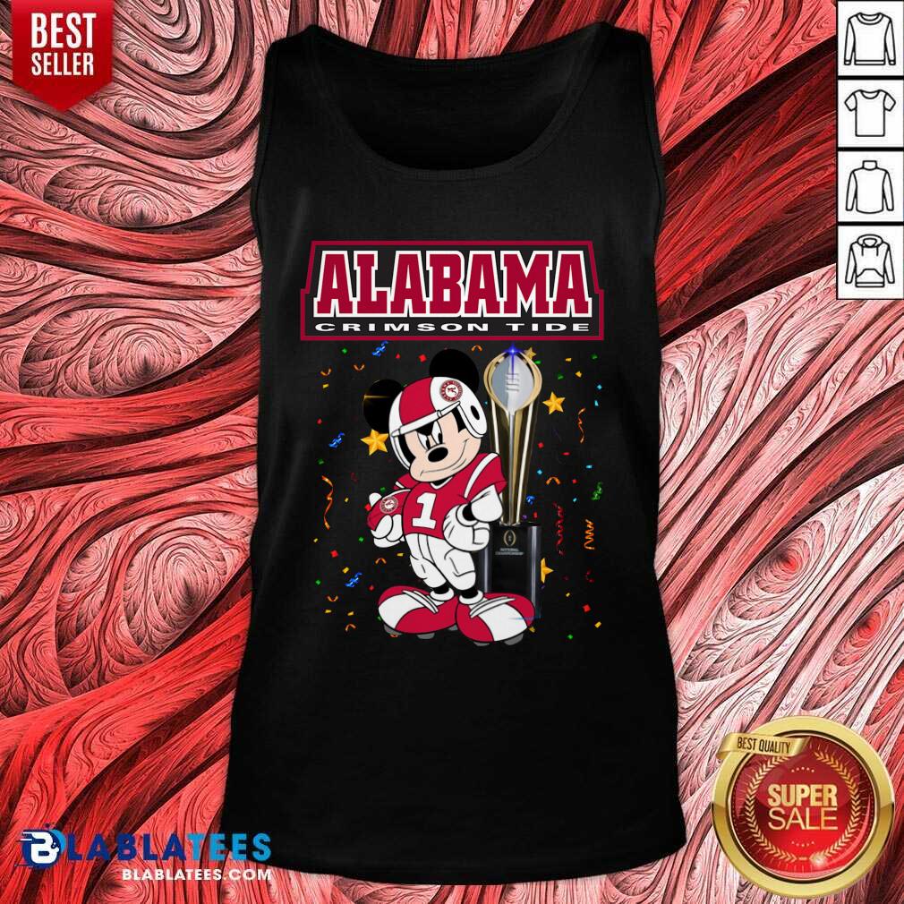 Premium Alabama Crimson Tide Mickey Mouse Shirt - Image 3