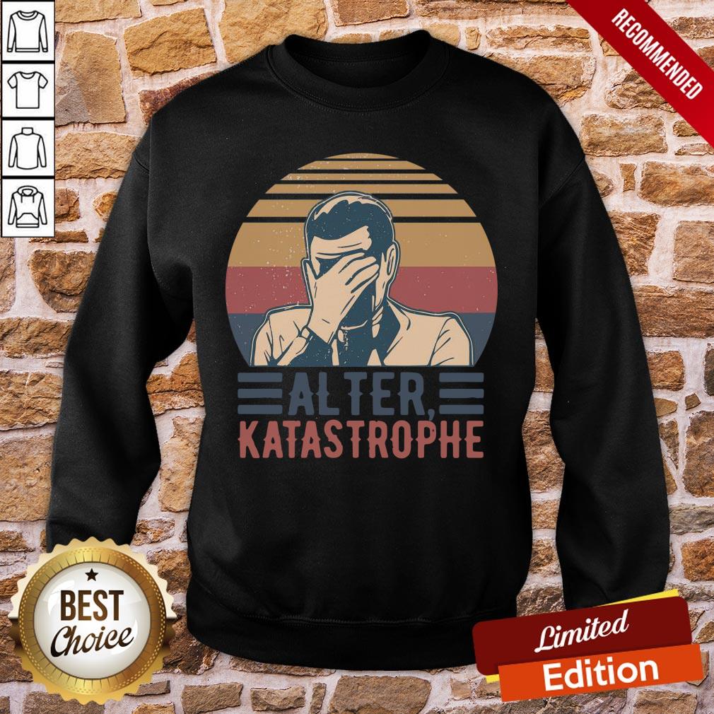 Premium Alter Katastrophe Vintage Retro Shirt - Image 4