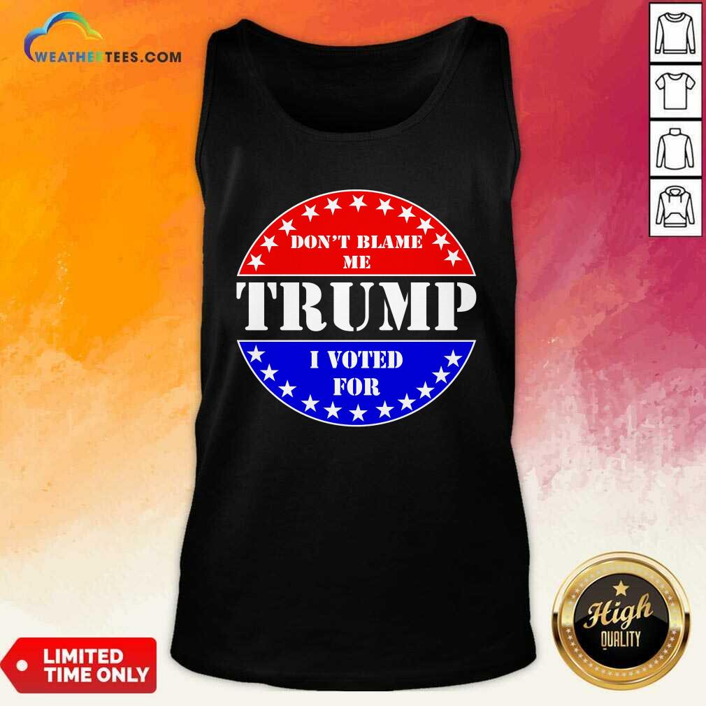 Premium American Flag Don’t Blame Me I Voted For Trump Shirt - Image 4