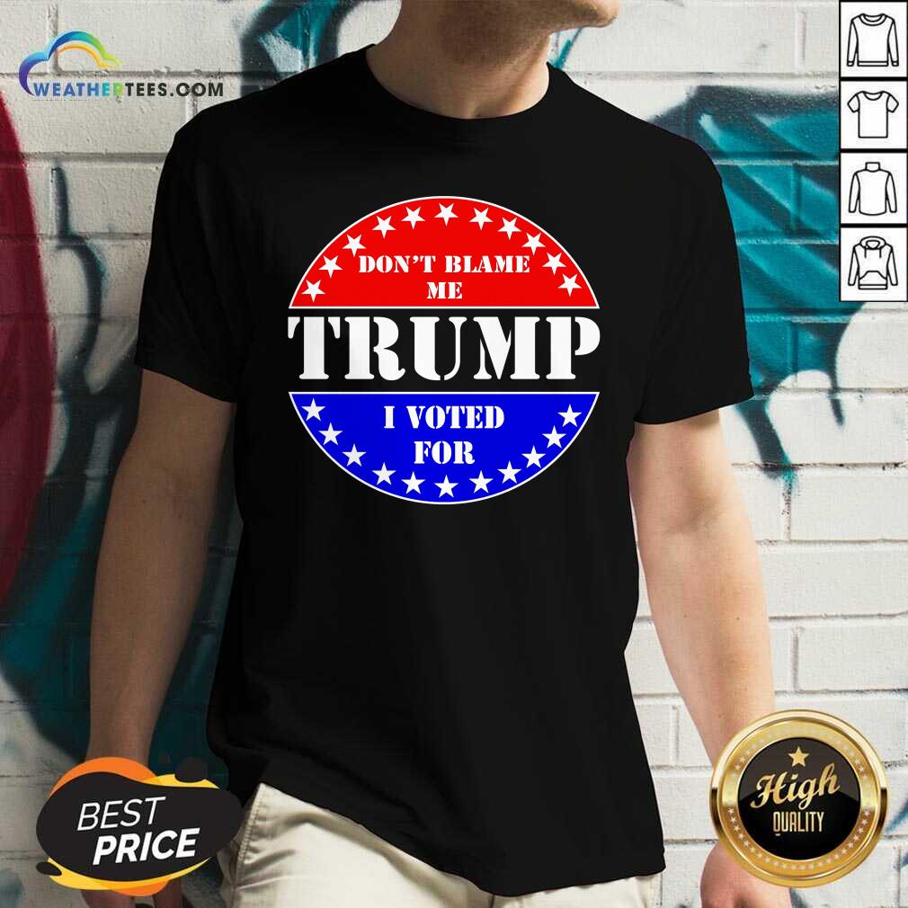 Premium American Flag Don’t Blame Me I Voted For Trump Shirt - Image 3
