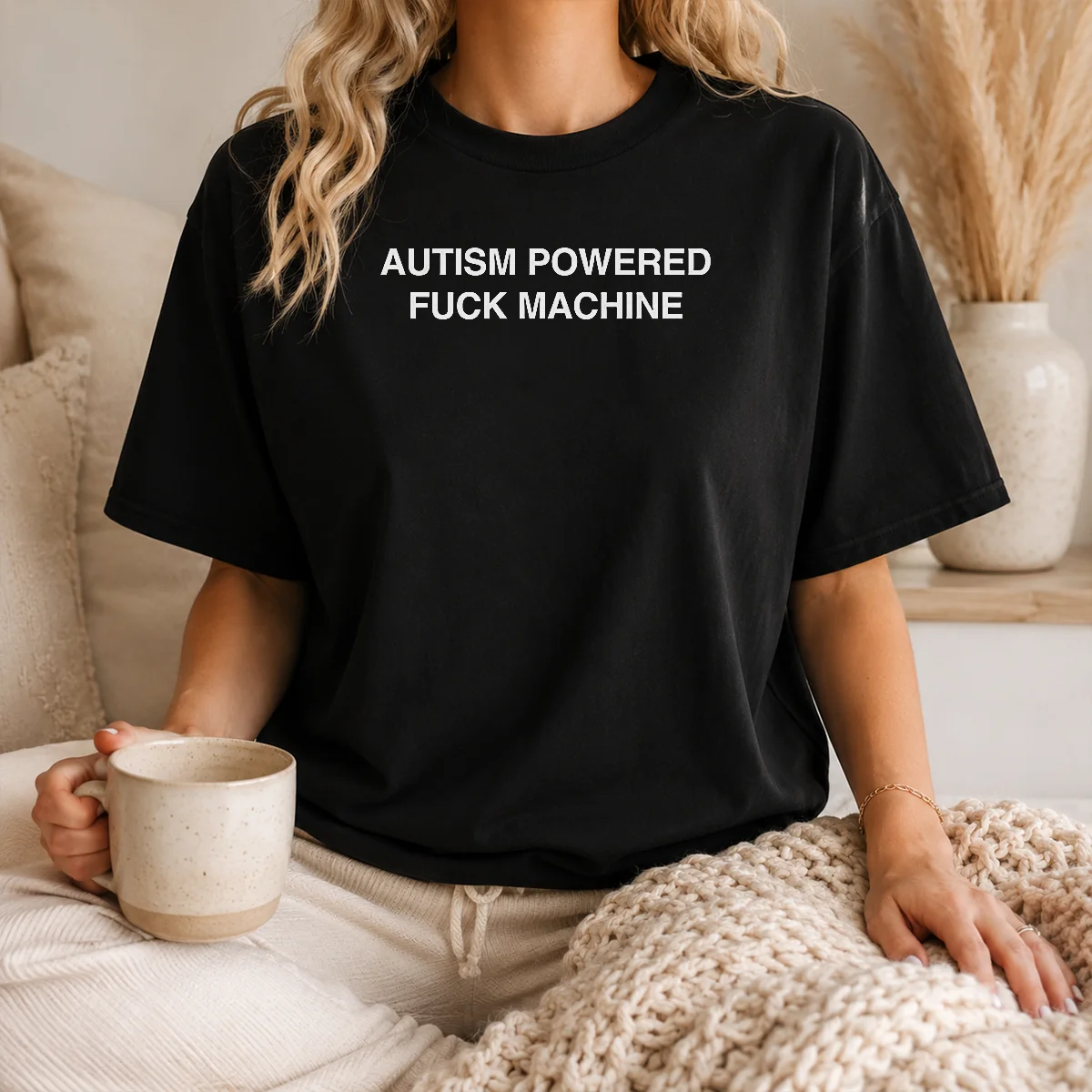 Premium Autism Powered Fck Machine Shirt