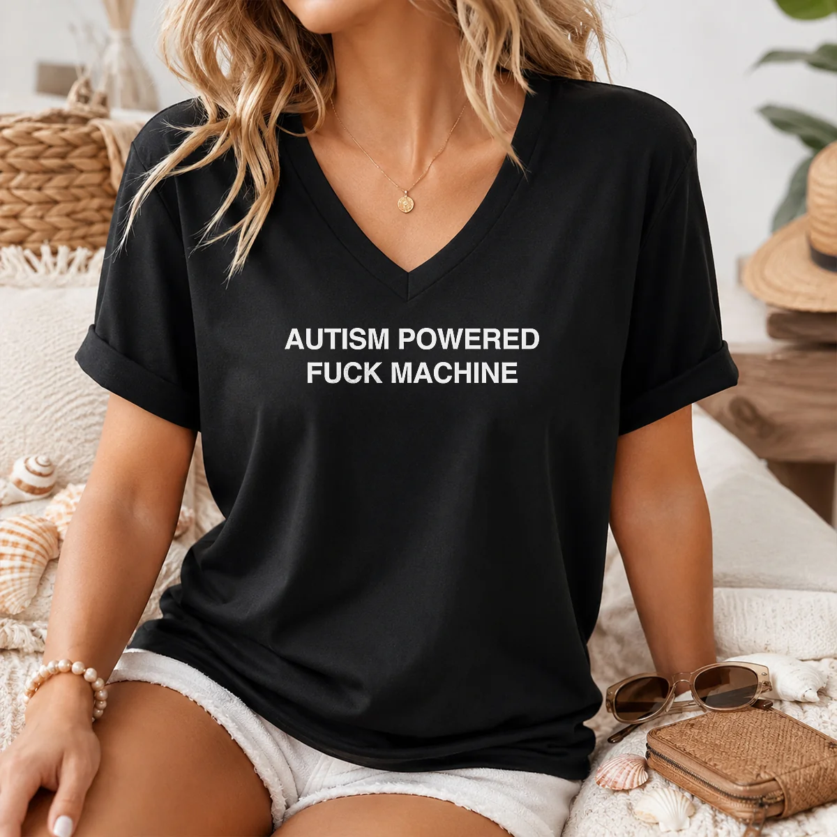 Premium Autism Powered Fck Machine Shirt - Image 2