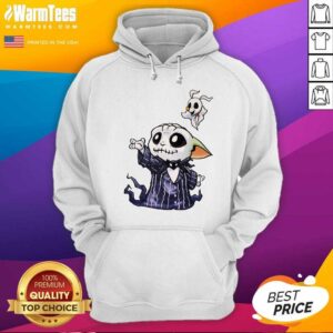 Alternative view of Premium Baby Yoda In Jack Skellington And Zero Shirt