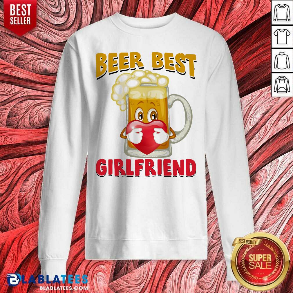 Premium Beer Best Girlfriends Heart Shirt - Image 4