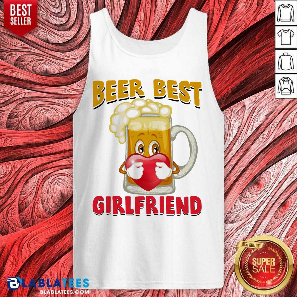 Premium Beer Best Girlfriends Heart Shirt - Image 3