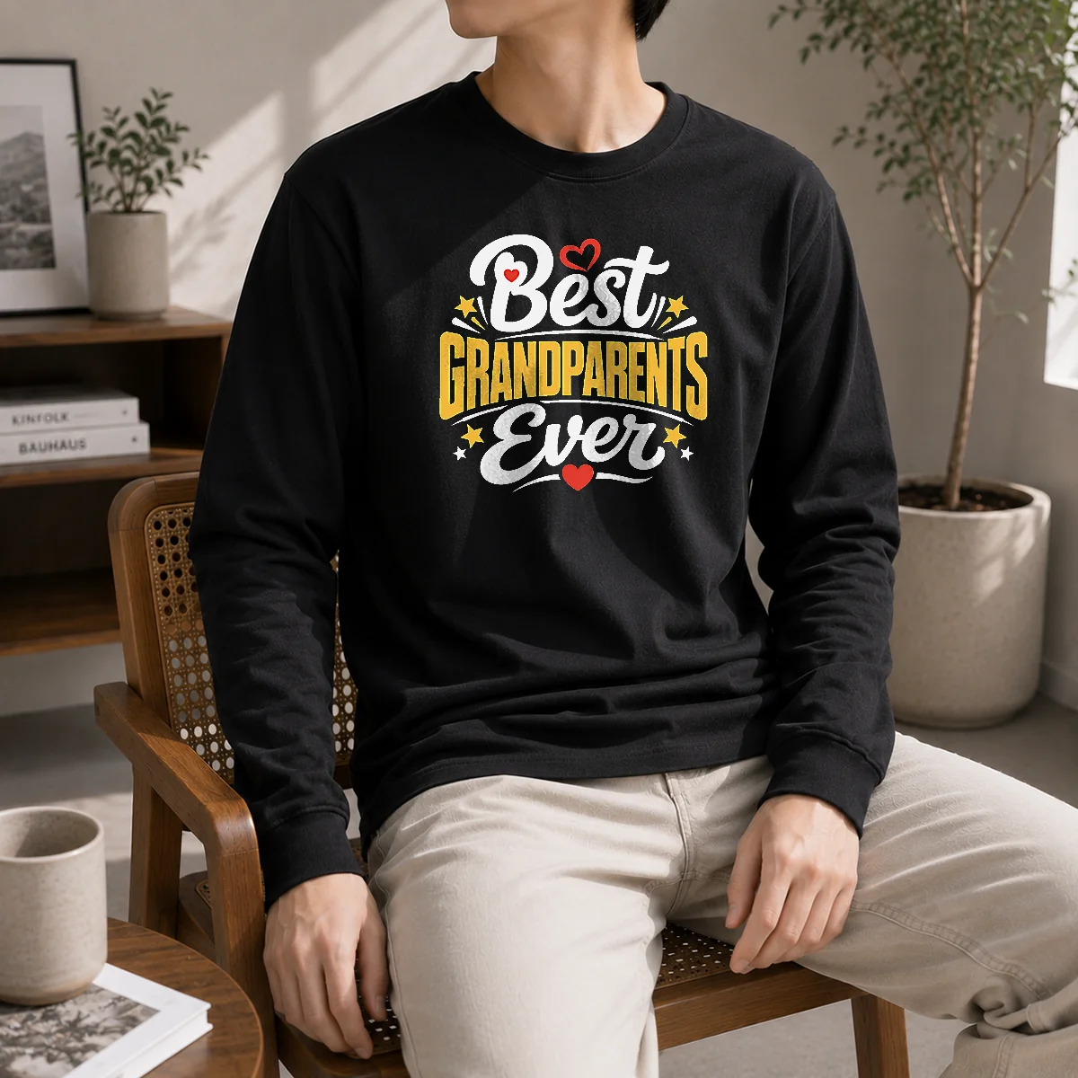 Premium Best Grandparents Ever Silhouette Shirt - Image 6