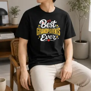 Premium Best Grandparents Ever Silhouette Shirt