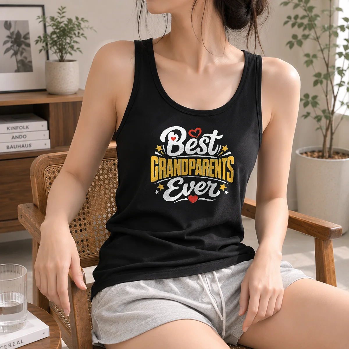 Premium Best Grandparents Ever Silhouette Shirt - Image 3