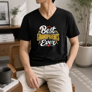Alternative view of Premium Best Grandparents Ever Silhouette Shirt