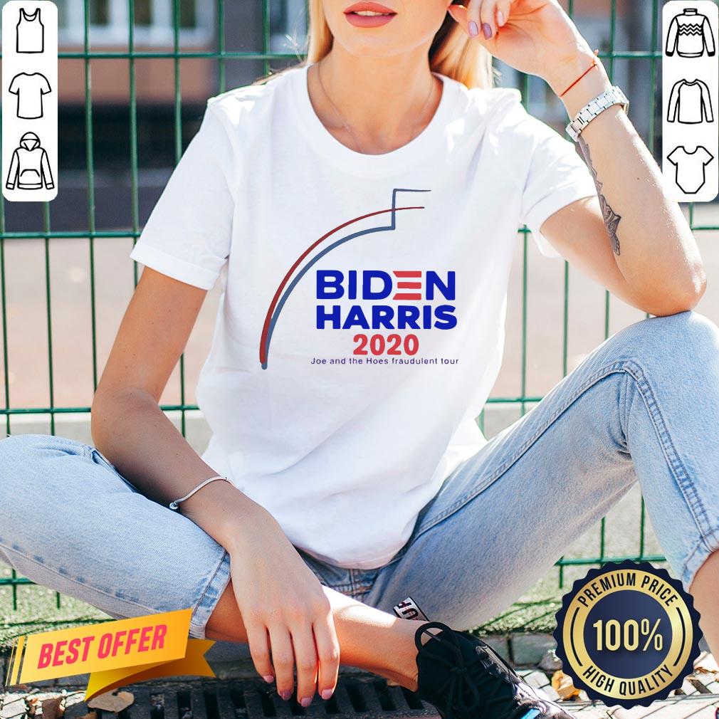 Premium Biden Harris 2020 Joe And The Hoes Fraudulent Tour Shirt - Image 2
