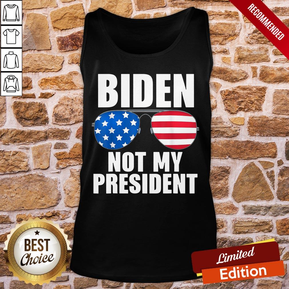 Premium Biden Is Not My President Funny Anti Joe Biden Political Classic Shirt - Image 3