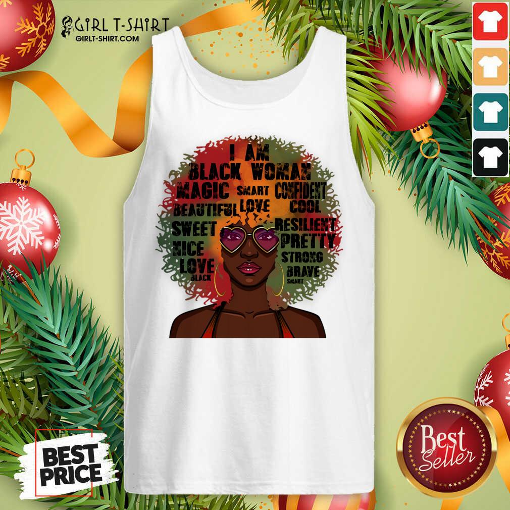 Premium Black History Month Natural Hair Afro Word Art Black Women Gift Shirt - Image 3