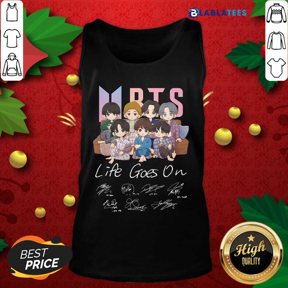 Premium BTS Life Goes On Signatures Shirt - Image 4