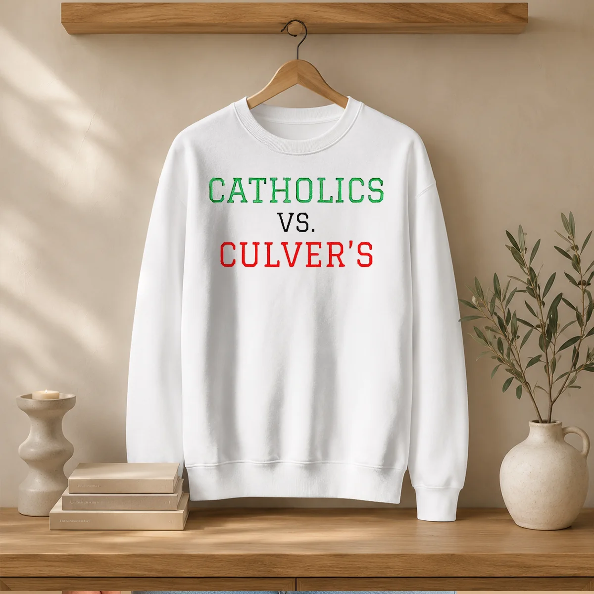 Premium Catholics Vs Culver'S Shirt - Image 7