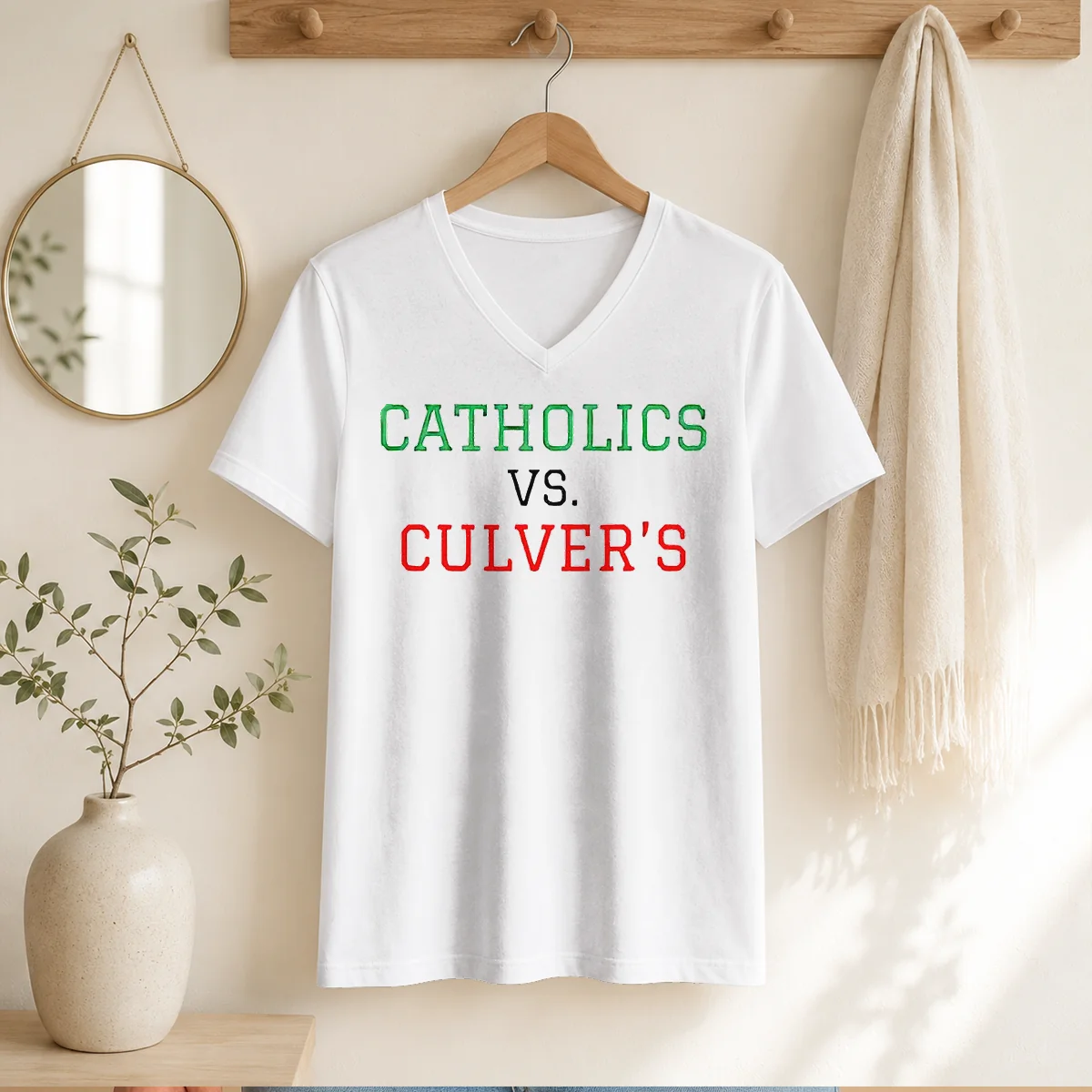 Premium Catholics Vs Culver'S Shirt - Image 2