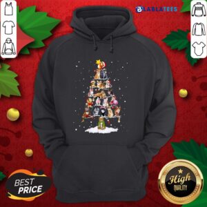Alternative view of Premium Cats Christmas Tree Shirt