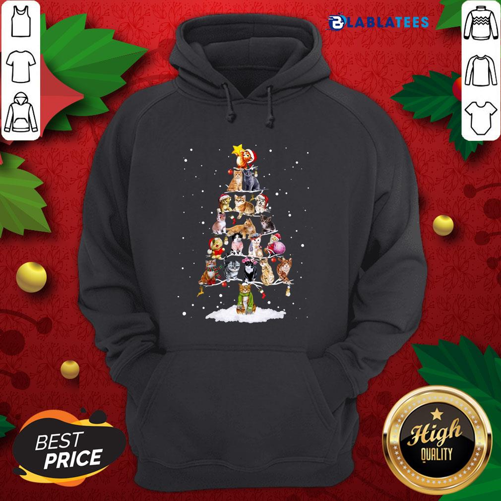 Premium Cats Christmas Tree Shirt - Image 2