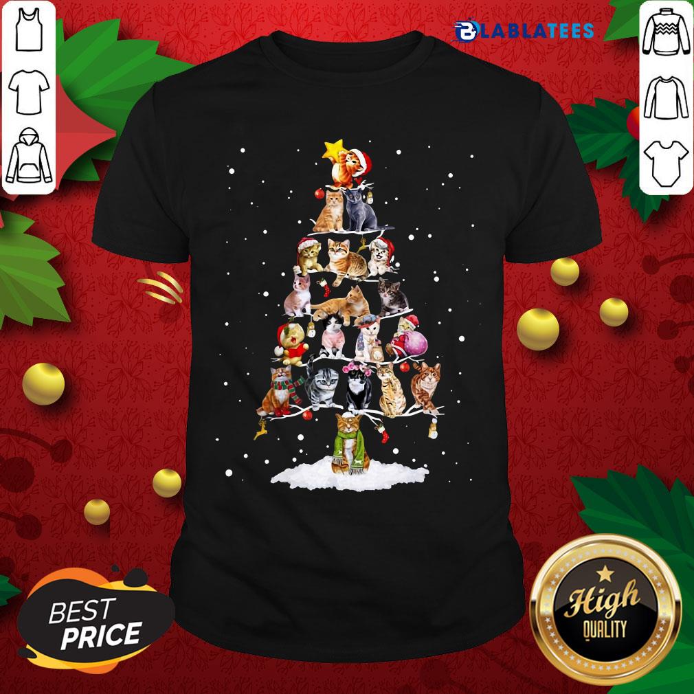 Premium Cats Christmas Tree Shirt