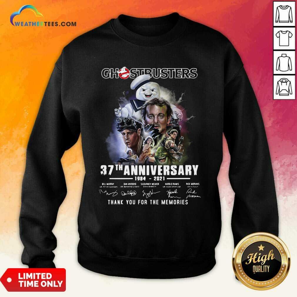 Premium Chestbusters 37th Anniversary 1984 2021 Thank You For The Memories Signatures Shirt - Image 4