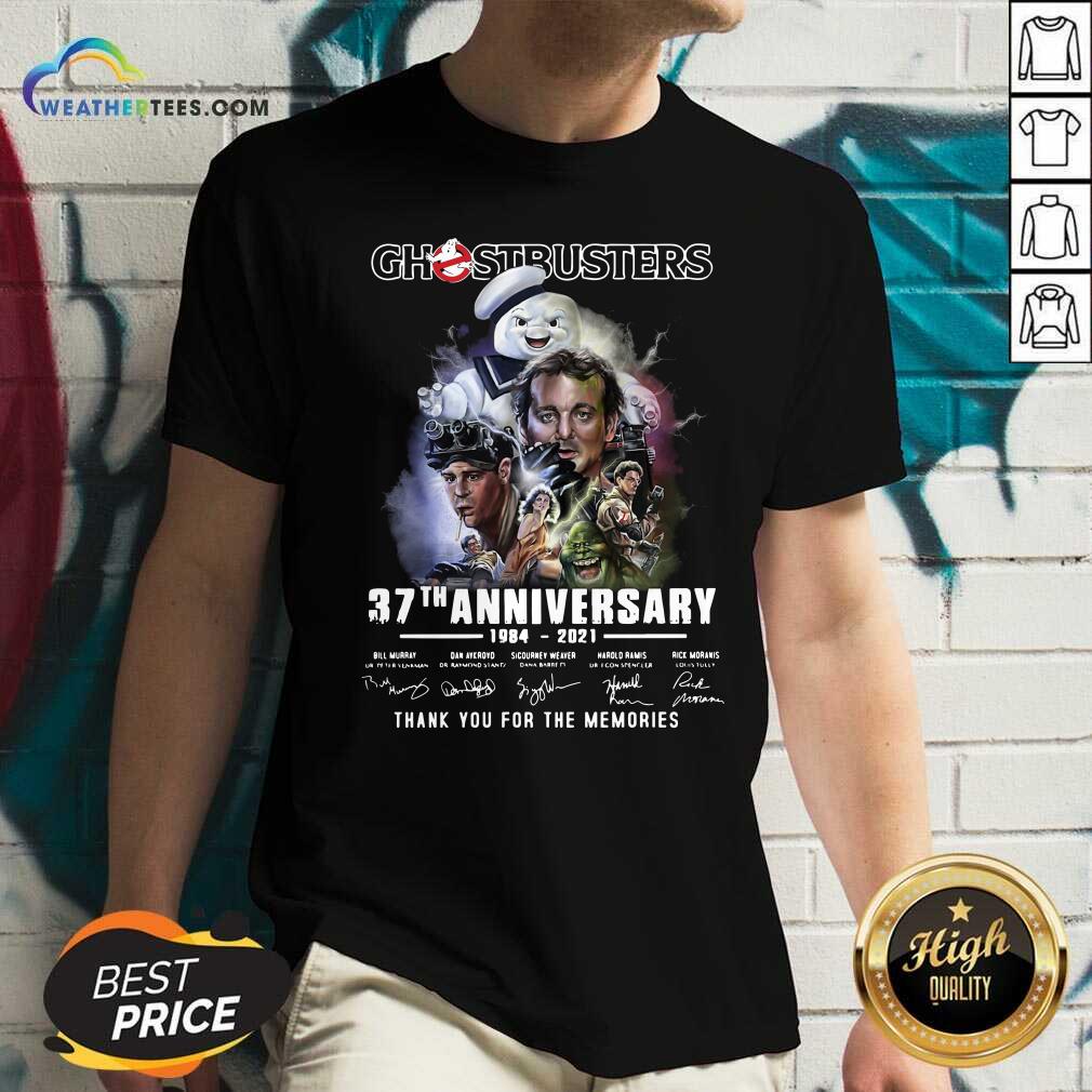 Premium Chestbusters 37th Anniversary 1984 2021 Thank You For The Memories Signatures Shirt - Image 2
