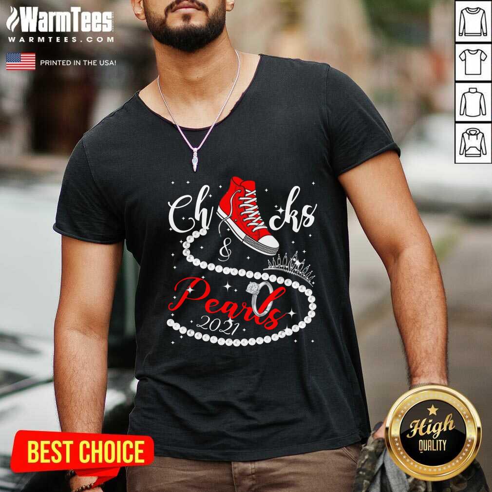 Premium Chucks And Pearls 2021 Shirt - Image 5