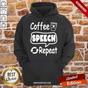 Alternative view of Premium Coffee Speech Repeat Shirt