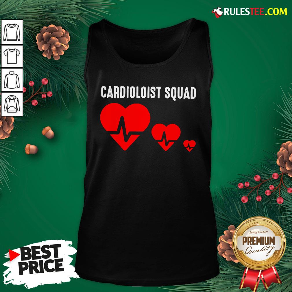 Premium Cool Cardiology Squad Funny Medical Heart Doctor Team Gift T-Shirt - Image 4