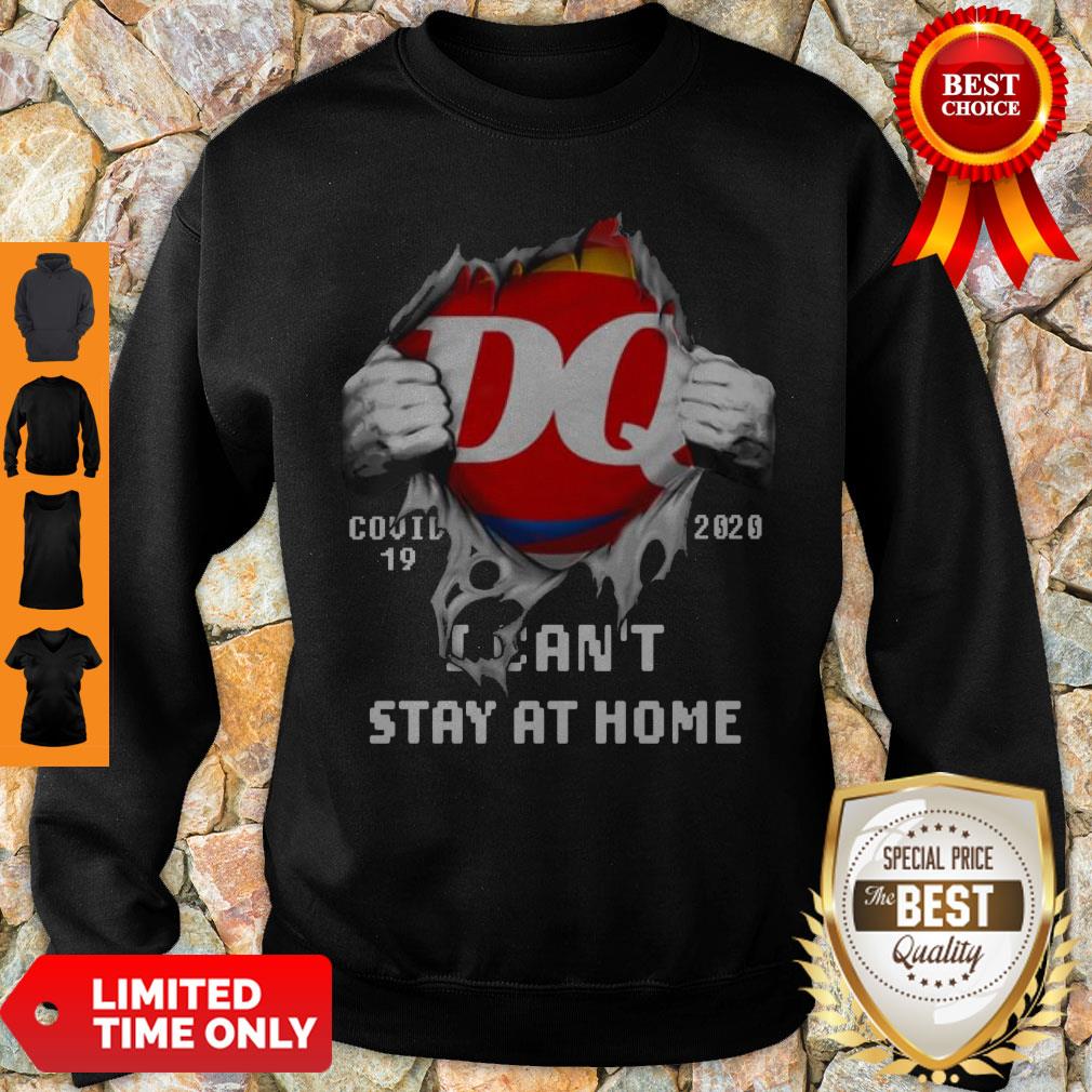 Premium Dairy Queen Covid-19 2020 I Can't Stay At Home Shirt - Image 5