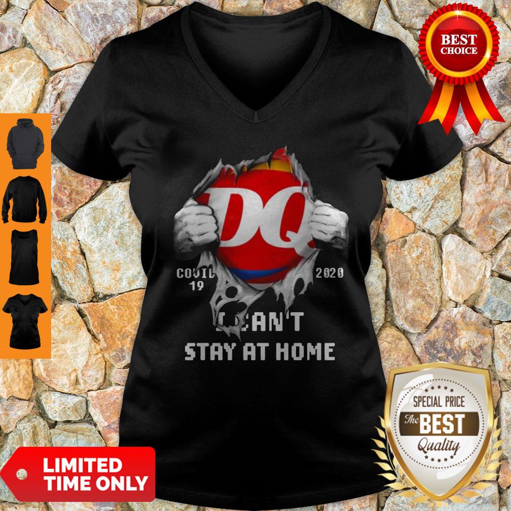 Premium Dairy Queen Covid-19 2020 I Can't Stay At Home Shirt - Image 3