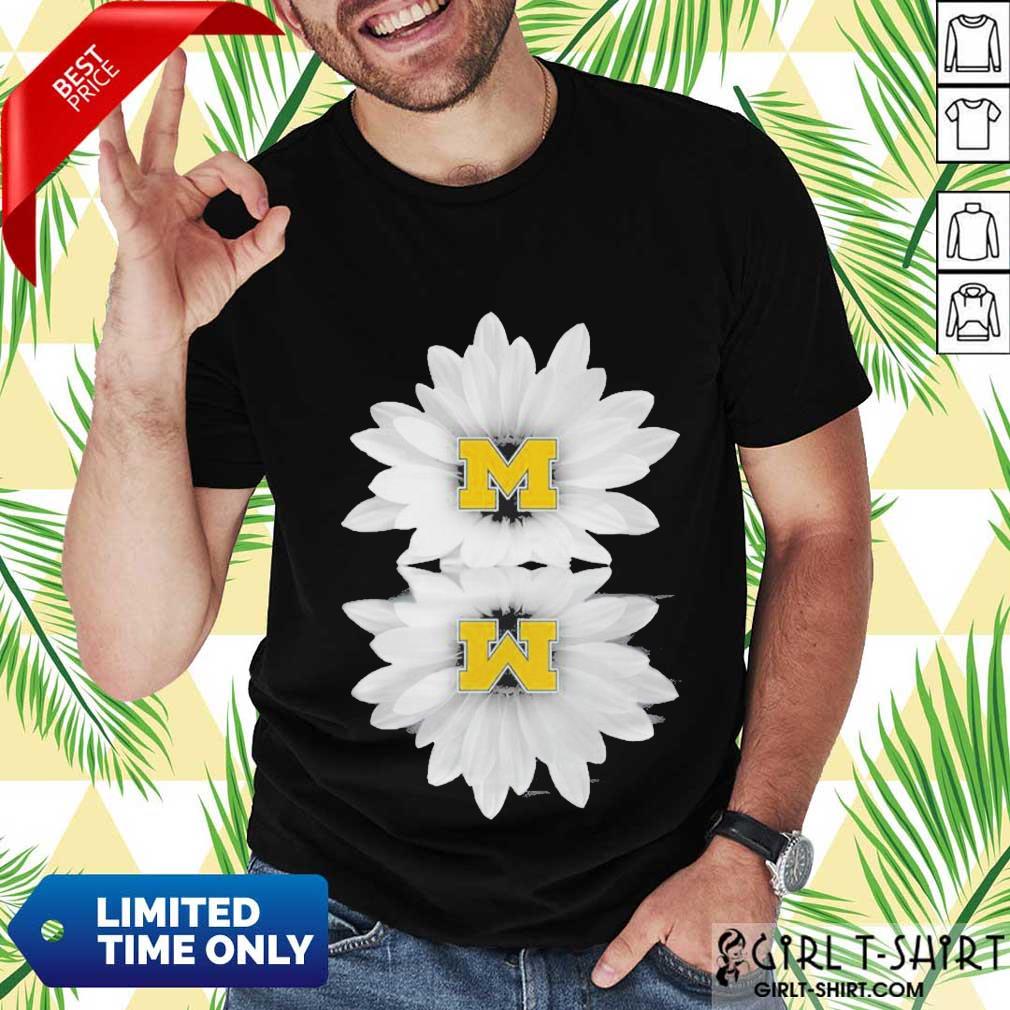 Premium Daisy Floral Water Reflection Shirt
