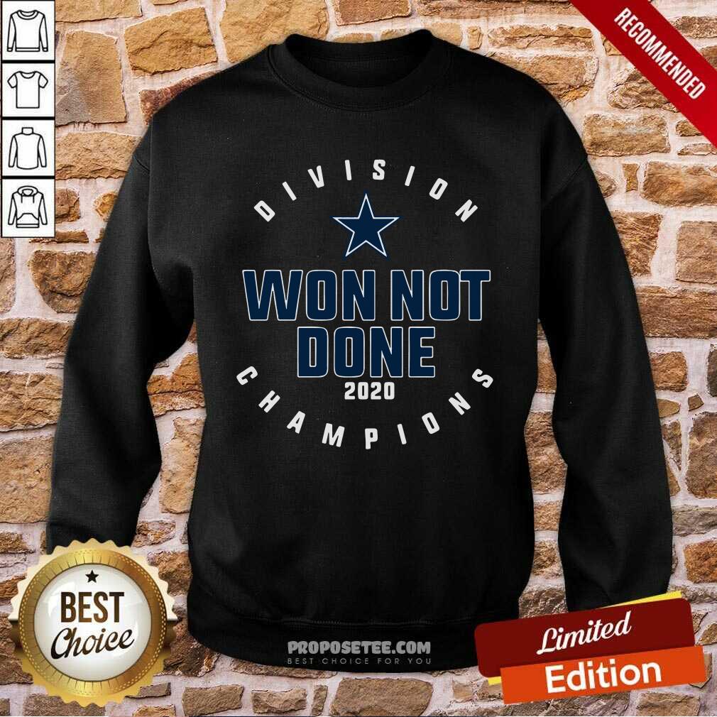 Premium Dallas Cowboys Division Champions Won Not Done 2020 Shirt - Image 5