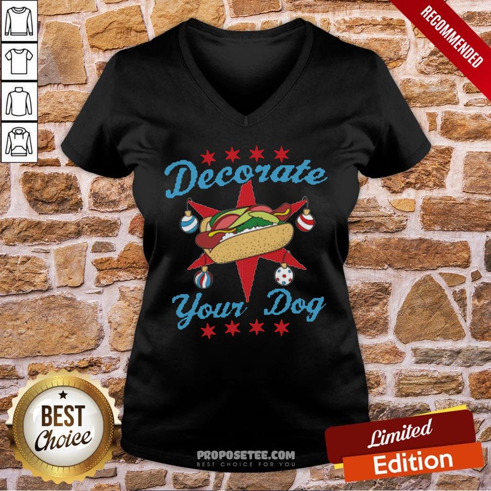 Premium Decorate Your Dog Mery Christmas Shirt - Image 2