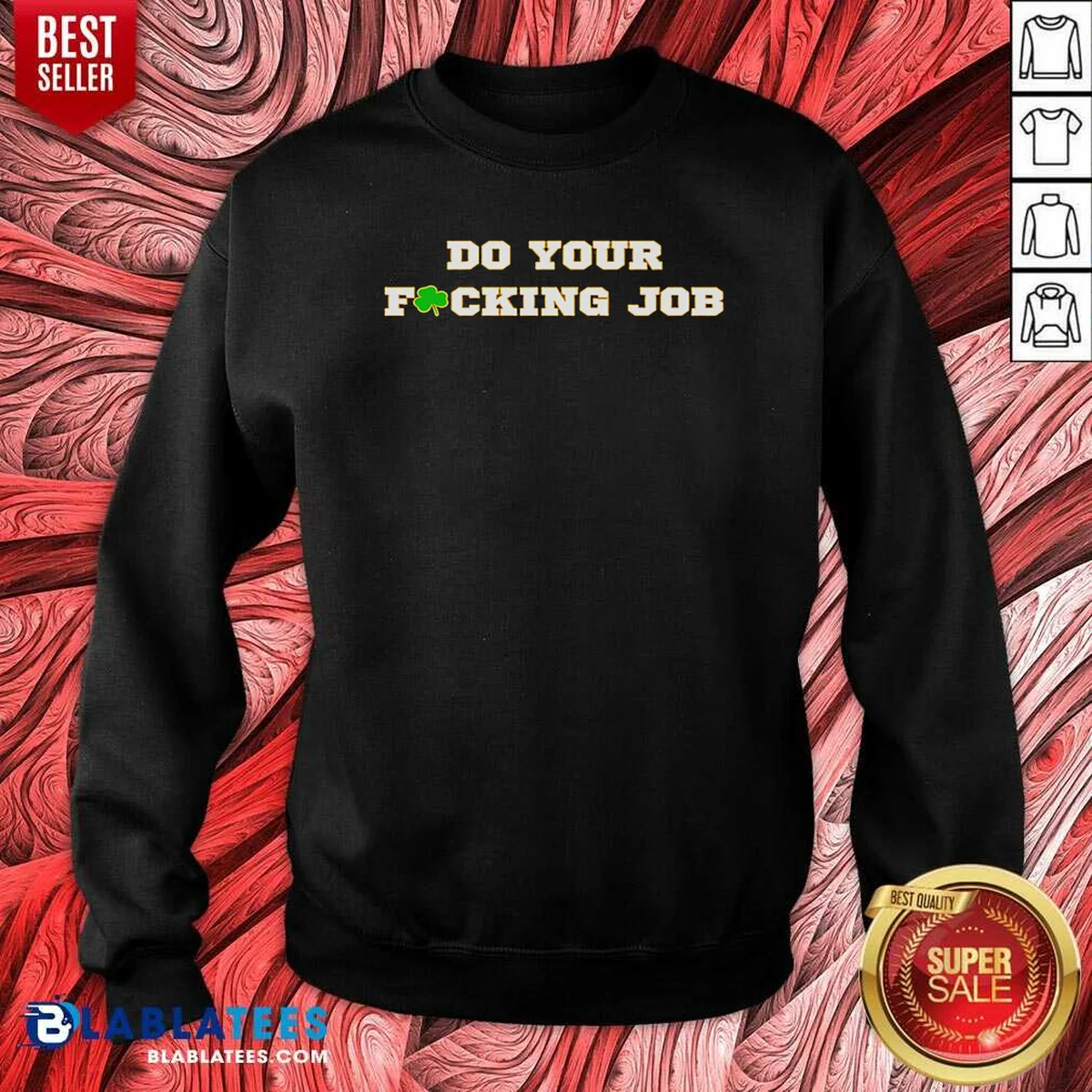 Premium Do Your Fucking Job Shamrock Shirt - Image 4