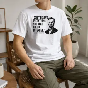 Premium Don't Believe Everything You Read On The Internet Geek Shirt