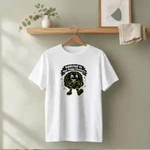 Alternative view of Premium Dopamine Addicted To You Silhouette For Couples Shirt
