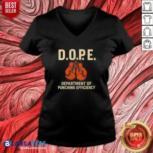 Alternative view of Premium DOPE Department Of Punching Efficiency Shirt