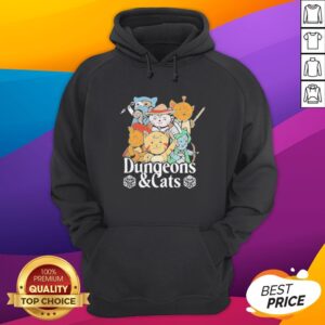 Alternative view of Premium Dungeons And Cats Game Characters Art Shirt