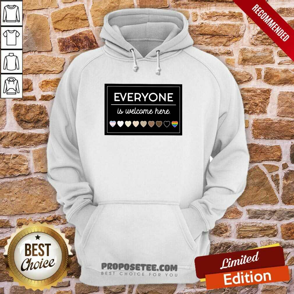Premium Everyone Is Welcome Here LGBT Shirt - Image 5