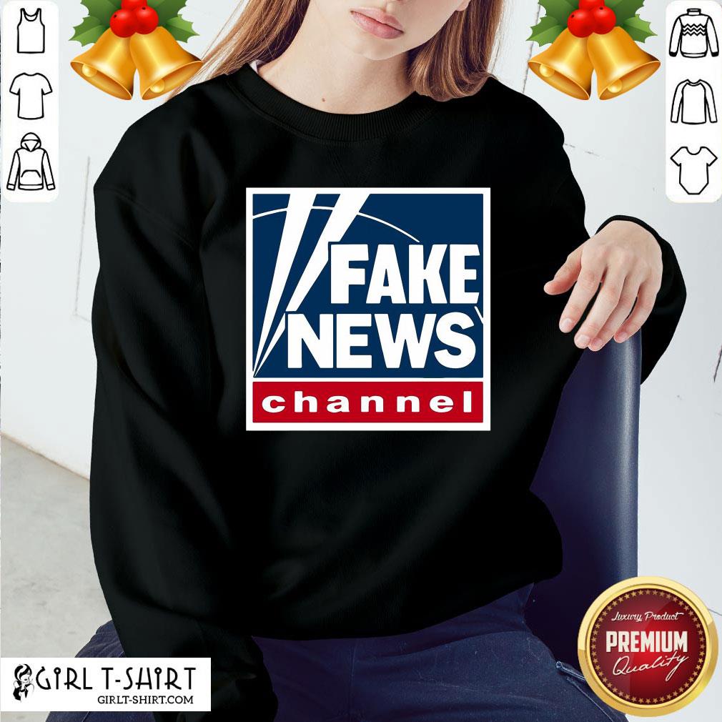 Premium Fake News Channel Shirt - Image 5